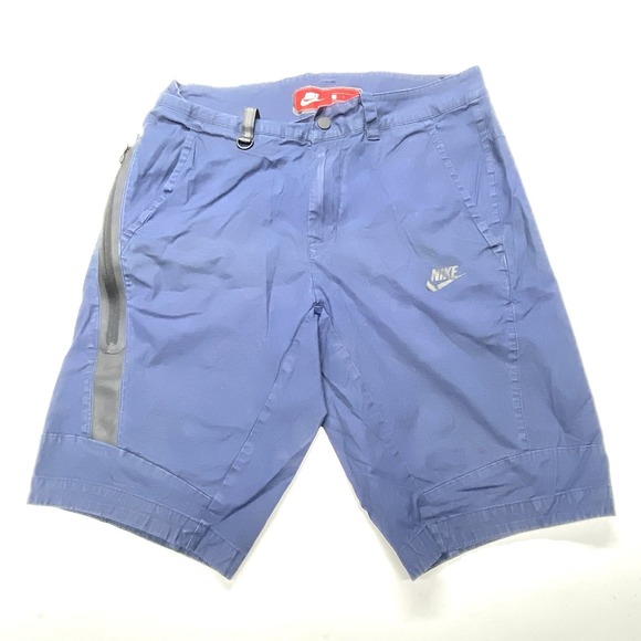 Nike Other - Nike Sportswear Bonded Shorts Mens Size 32  Blue Tech Outdoor Lightweight